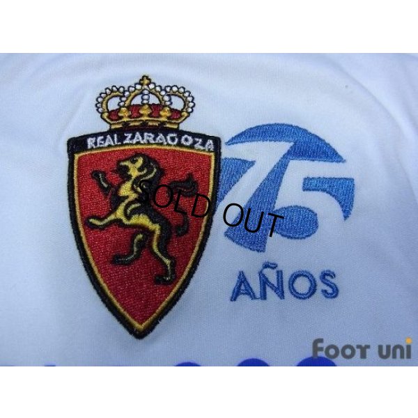 Photo5: Real Zaragoza 2007-2008 Home 75th anniversary Shirt LFP Patch/Badge w/tags