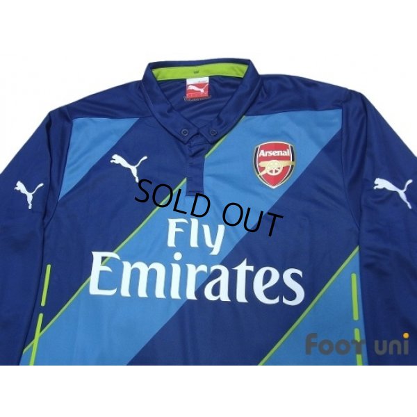 Photo3: Arsenal 2014-2015 3RD Long Sleeve Shirt #11 Ozil