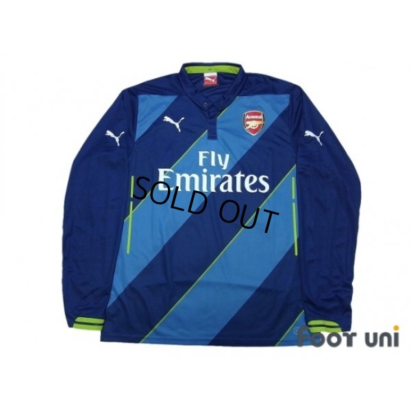 Photo1: Arsenal 2014-2015 3RD Long Sleeve Shirt #11 Ozil