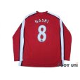 Photo2: Arsenal 2008-2010 Home Long Sleeve Shirt #8 Nasri (2)