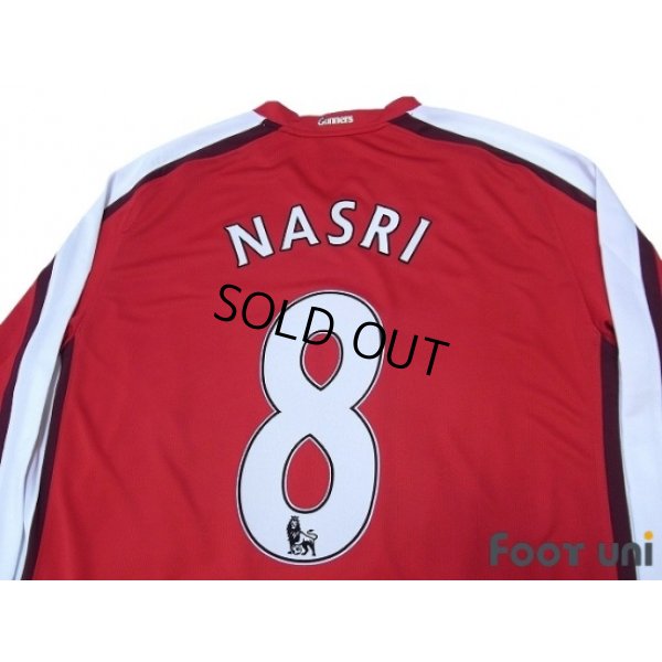 Photo4: Arsenal 2008-2010 Home Long Sleeve Shirt #8 Nasri
