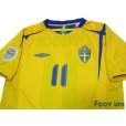Photo3: Sweden 2006 Home Shirt #11 Larsson FIFA World Cup 2006 Germany Patch/Badge