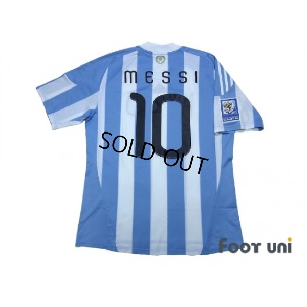 Photo2: Argentina 2010 Home Shirt #10 Messi 2010 South Africa FIFA World Cup Patch/Badge