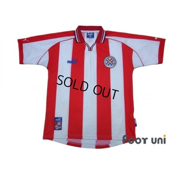 Photo1: Paraguay 2000 Home Shirt