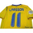 Photo4: Sweden 2006 Home Shirt #11 Larsson FIFA World Cup 2006 Germany Patch/Badge