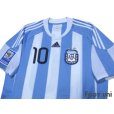 Photo3: Argentina 2010 Home Shirt #10 Messi 2010 South Africa FIFA World Cup Patch/Badge (3)