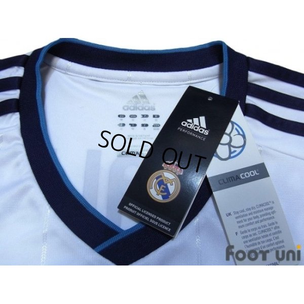 Photo5: Real Madrid 2012-2013 Home L/S Shirt #7 Ronaldo 110 ANOS 1902-2012 Patch/Badge LFP Patch/Badge w/tags