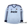 Photo1: Real Madrid 2012-2013 Home L/S Shirt #7 Ronaldo 110 ANOS 1902-2012 Patch/Badge LFP Patch/Badge w/tags (1)