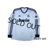 Real Madrid 2012-2013 Home L/S Shirt #7 Ronaldo 110 ANOS 1902-2012 Patch/Badge LFP Patch/Badge w/tags
