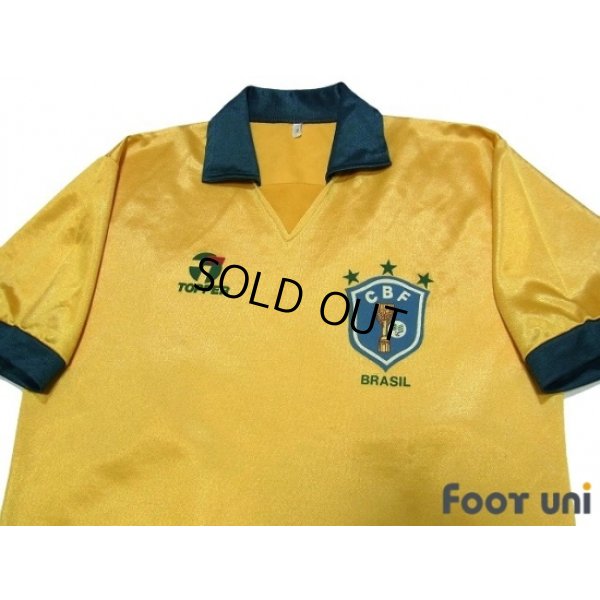 Photo3: Brazil 1990 Home Shirt