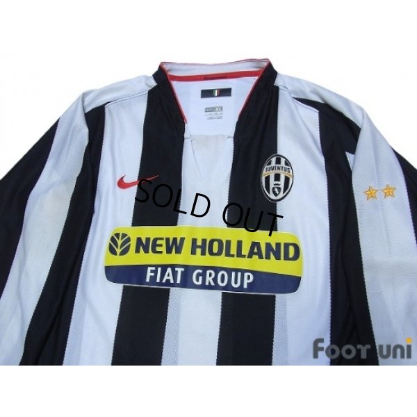 Photo3: Juventus 2007-2008 Home Long Sleeve Shirt