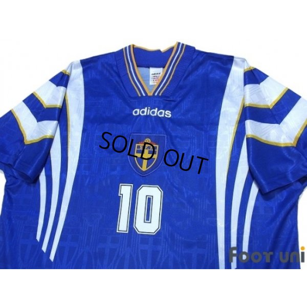 Photo3: Sweden 1996 Away Shirt #10 Dahlin