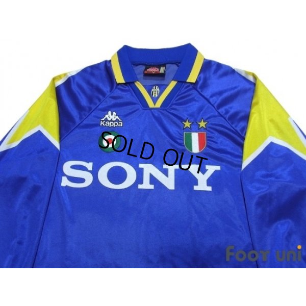 Photo3: Juventus 1995-1996 Away Long Sleeve Shirt Scudetto Patch/Badge Coppa Italia Patch/Badge