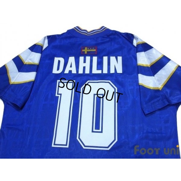 Photo4: Sweden 1996 Away Shirt #10 Dahlin