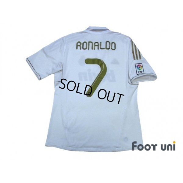 Photo2: Real Madrid 2011-2012 Home Shirt #7 Ronaldo LFP Patch/Badge