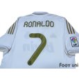 Photo4: Real Madrid 2011-2012 Home Shirt #7 Ronaldo LFP Patch/Badge (4)