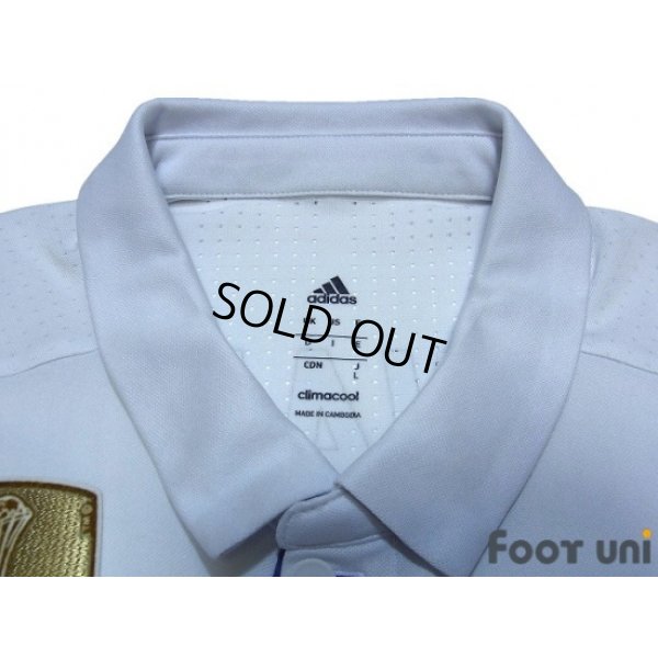 Photo5: Real Madrid Authentic 2016-2017 Home Shirt #7 Ronaldo LFP Patch/Badge