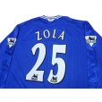 Photo4: Chelsea 1999-2001 Home Long sleeve #25 Zola The F.A. Premier League Patch/Badge