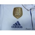 Photo6: Real Madrid Authentic 2016-2017 Home Shirt #7 Ronaldo LFP Patch/Badge
