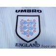 Photo7: England 1998 Home Long Sleeve Shirt #7 Beckham