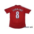 Photo2: Liverpool 2006-2008 Home Shirt #8 Gerrard (2)