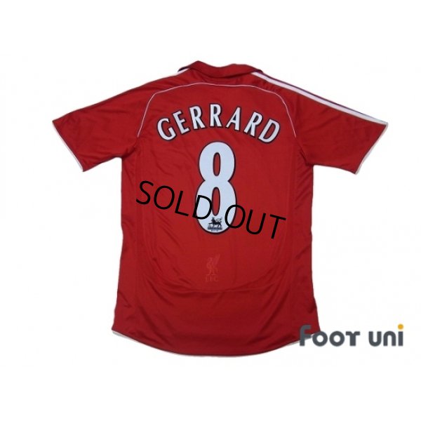Photo2: Liverpool 2006-2008 Home Shirt #8 Gerrard