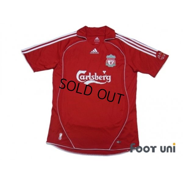 Photo1: Liverpool 2006-2008 Home Shirt #8 Gerrard