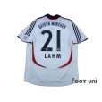 Photo2: Bayern Munchen2007-2008 Away Shirt #21 Lahm (2)