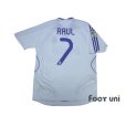 Photo2: Real Madrid 2007-2008 Home Shirt #7 Raul LFP Patch/Badge (2)