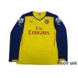 Photo1: Arsenal 2014-2015 Away Long Sleeve Shirt #11 Ozil w/tags BARCLAYS PREMIER LEAGUE Patch/Badge (1)