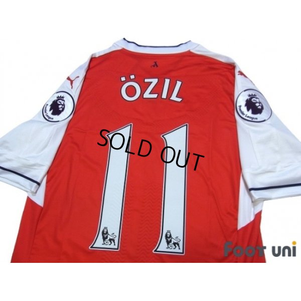 Photo4: Arsenal 2016-2017 Home Authentic Shirt #11 Ozil