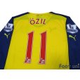 Photo4: Arsenal 2014-2015 Away Long Sleeve Shirt #11 Ozil w/tags BARCLAYS PREMIER LEAGUE Patch/Badge