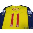 Photo4: Arsenal 2014-2015 Away Long Sleeve Shirt #11 Ozil w/tags BARCLAYS PREMIER LEAGUE Patch/Badge