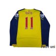 Photo2: Arsenal 2014-2015 Away Long Sleeve Shirt #11 Ozil w/tags BARCLAYS PREMIER LEAGUE Patch/Badge (2)