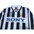 Photo3: Juventus 1995-1996 Home Long Sleeve Shirt Scudetto Patch/Badge (3)