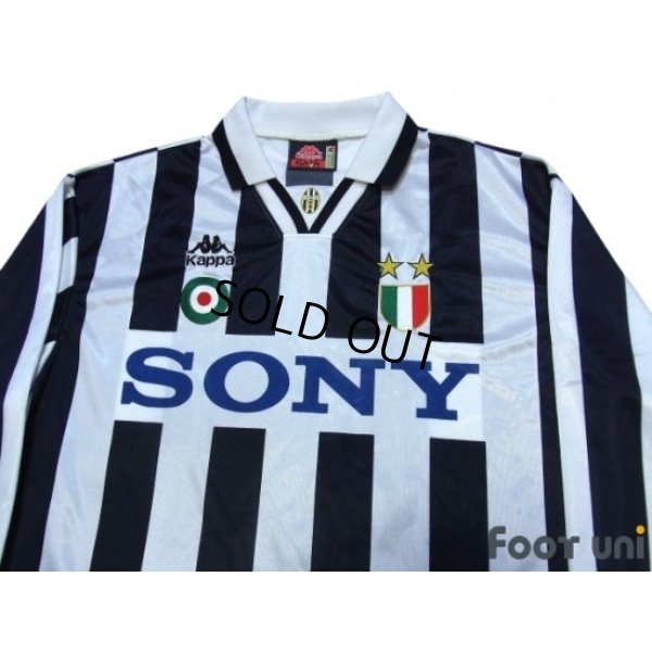 Photo3: Juventus 1995-1996 Home Long Sleeve Shirt Scudetto Patch/Badge