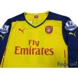 Photo3: Arsenal 2014-2015 Away Long Sleeve Shirt #11 Ozil w/tags BARCLAYS PREMIER LEAGUE Patch/Badge