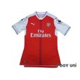 Photo1: Arsenal 2016-2017 Home Authentic Shirt #11 Ozil (1)