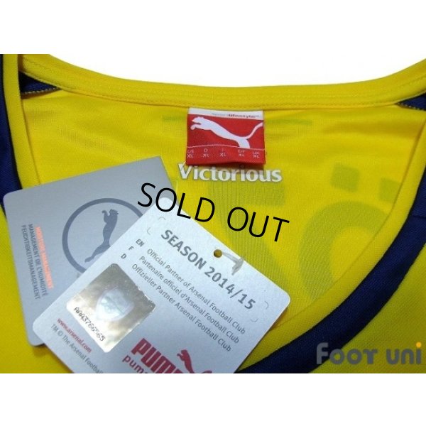 Photo5: Arsenal 2014-2015 Away Long Sleeve Shirt #11 Ozil w/tags BARCLAYS PREMIER LEAGUE Patch/Badge