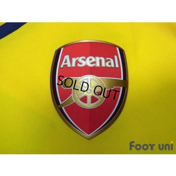 Photo6: Arsenal 2014-2015 Away Long Sleeve Shirt #11 Ozil w/tags BARCLAYS PREMIER LEAGUE Patch/Badge