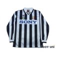 Photo1: Juventus 1995-1996 Home Long Sleeve Shirt Scudetto Patch/Badge (1)
