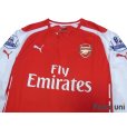 Photo3: Arsenal 2014-2015 Home Long Sleeve Shirt #11 Ozil w/tags (3)