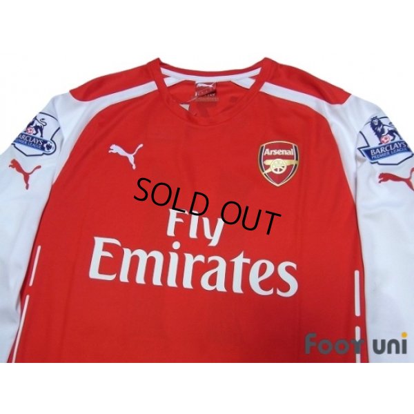 Photo3: Arsenal 2014-2015 Home Long Sleeve Shirt #11 Ozil w/tags