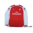 Photo1: Arsenal 2014-2015 Home Long Sleeve Shirt #11 Ozil w/tags (1)