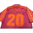 Photo4: AS Roma 1995-1996 Home Shirt #20 Totti (4)