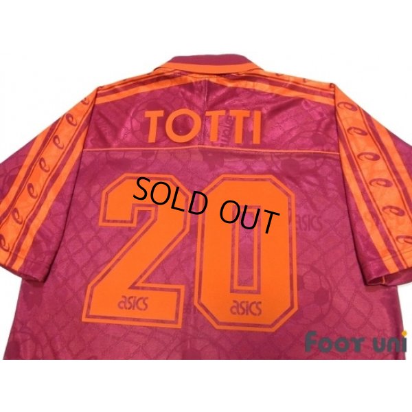 Photo4: AS Roma 1995-1996 Home Shirt #20 Totti