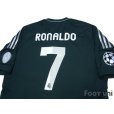Photo4: Real Madrid 2012-2013 3RD Shirt #7 Ronaldo Champions League Patch/Badge