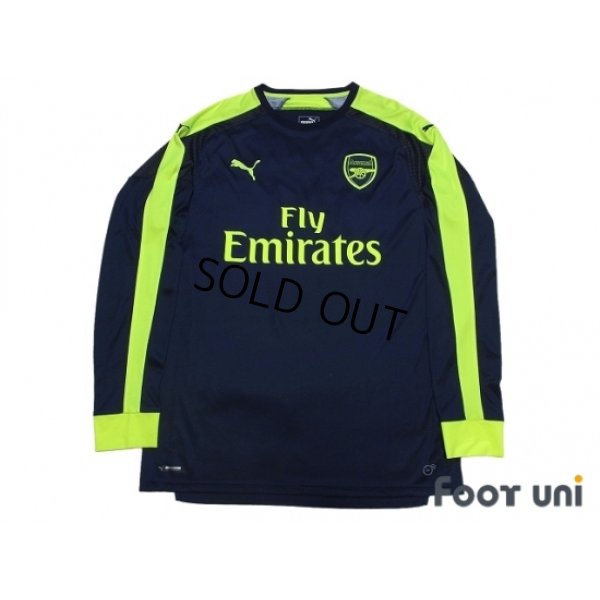 Photo1: Arsenal 2016-2017 3RD Long Sleeve Shirt #11 Ozil