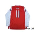 Photo2: Arsenal 2016-2017 Home Long Sleeve Shirt #11 Ozil The Emirates FA CUP Patch/Badge w/tags (2)