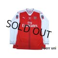 Arsenal 2016-2017 Home Long Sleeve Shirt #11 Ozil The Emirates FA CUP Patch/Badge w/tags